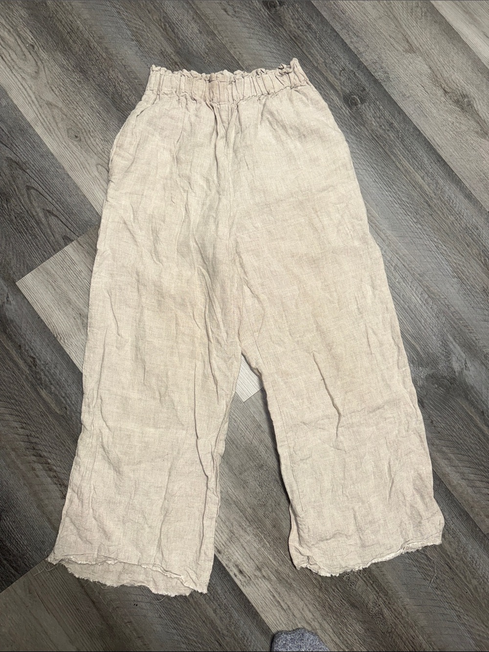Len Ok linen pants bottoms
